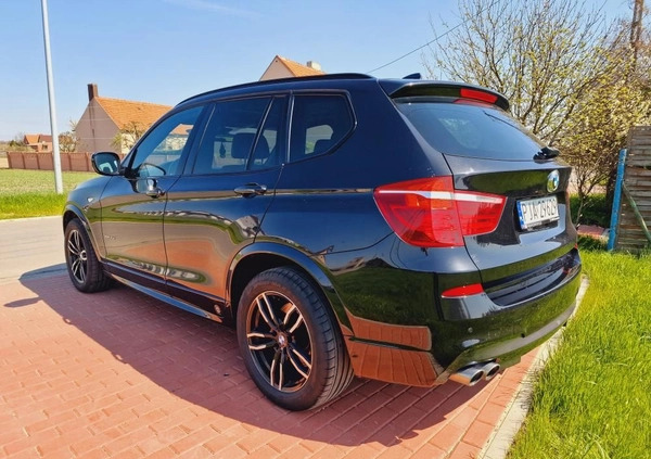 BMW X3 cena 83000 przebieg: 184000, rok produkcji 2012 z Ustrzyki Dolne małe 562